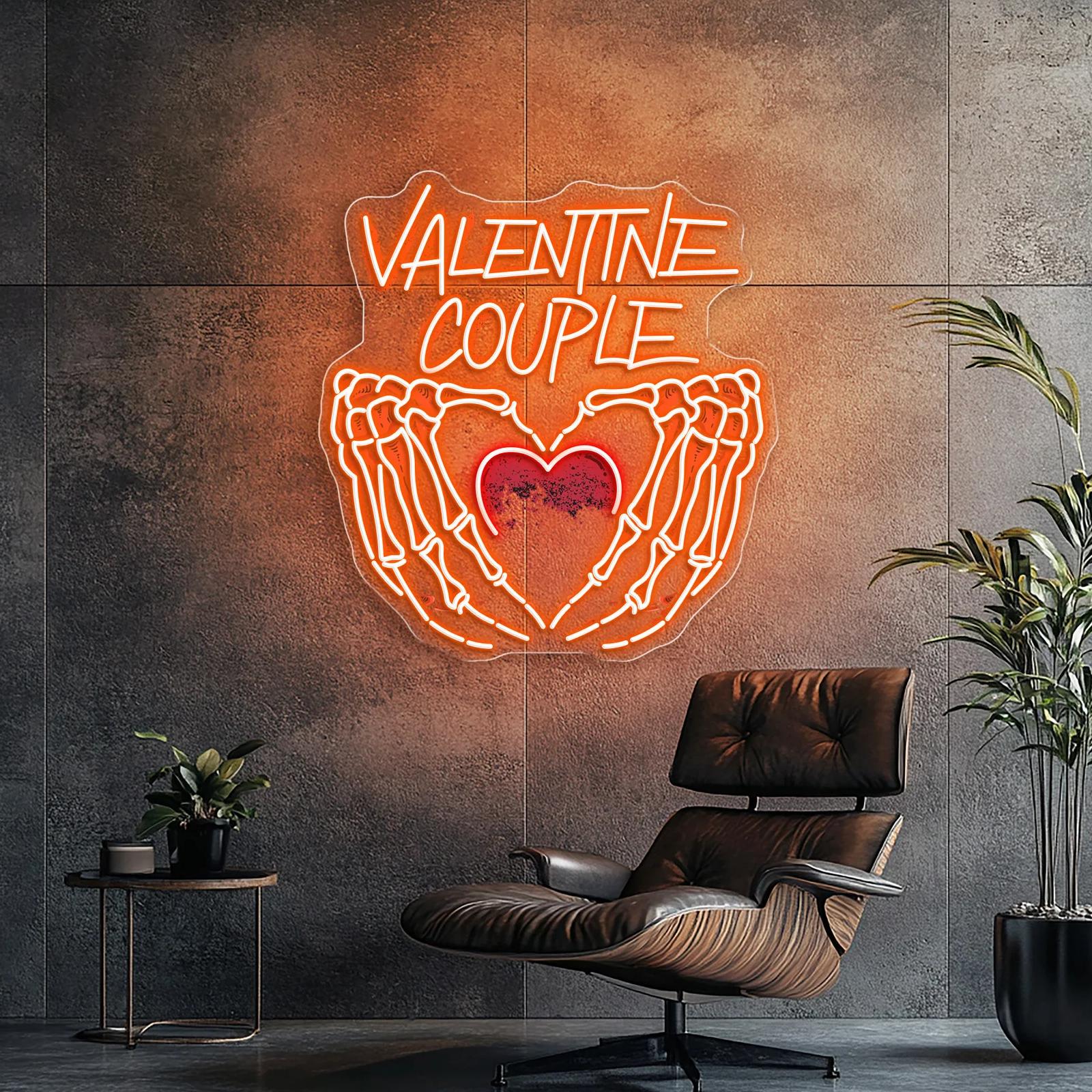 Ein Herz aus Knochen – Das ultimative Neonlicht Kunstwerk zum Valentinstag