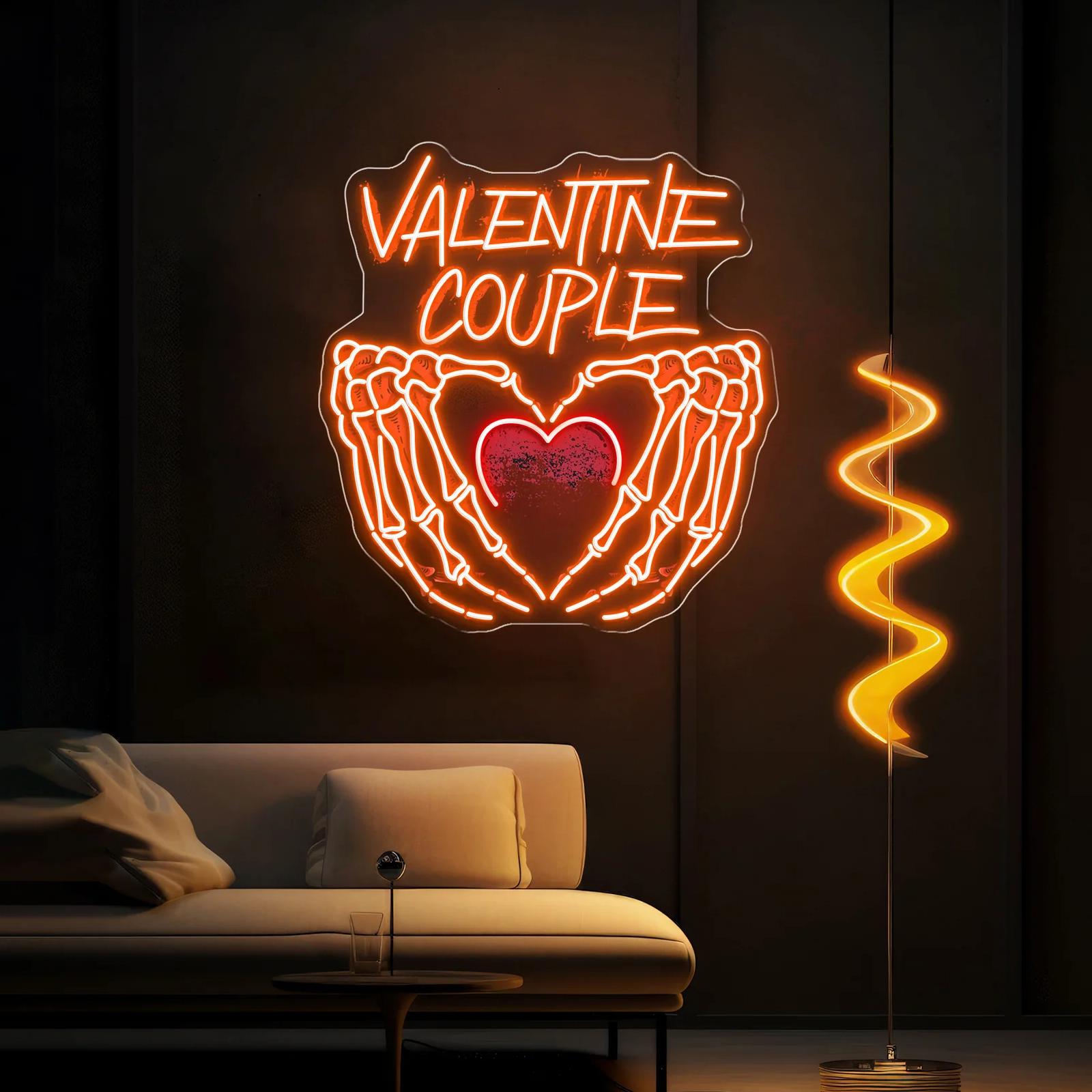Ein Herz aus Knochen – Das ultimative Neonlicht Kunstwerk zum Valentinstag