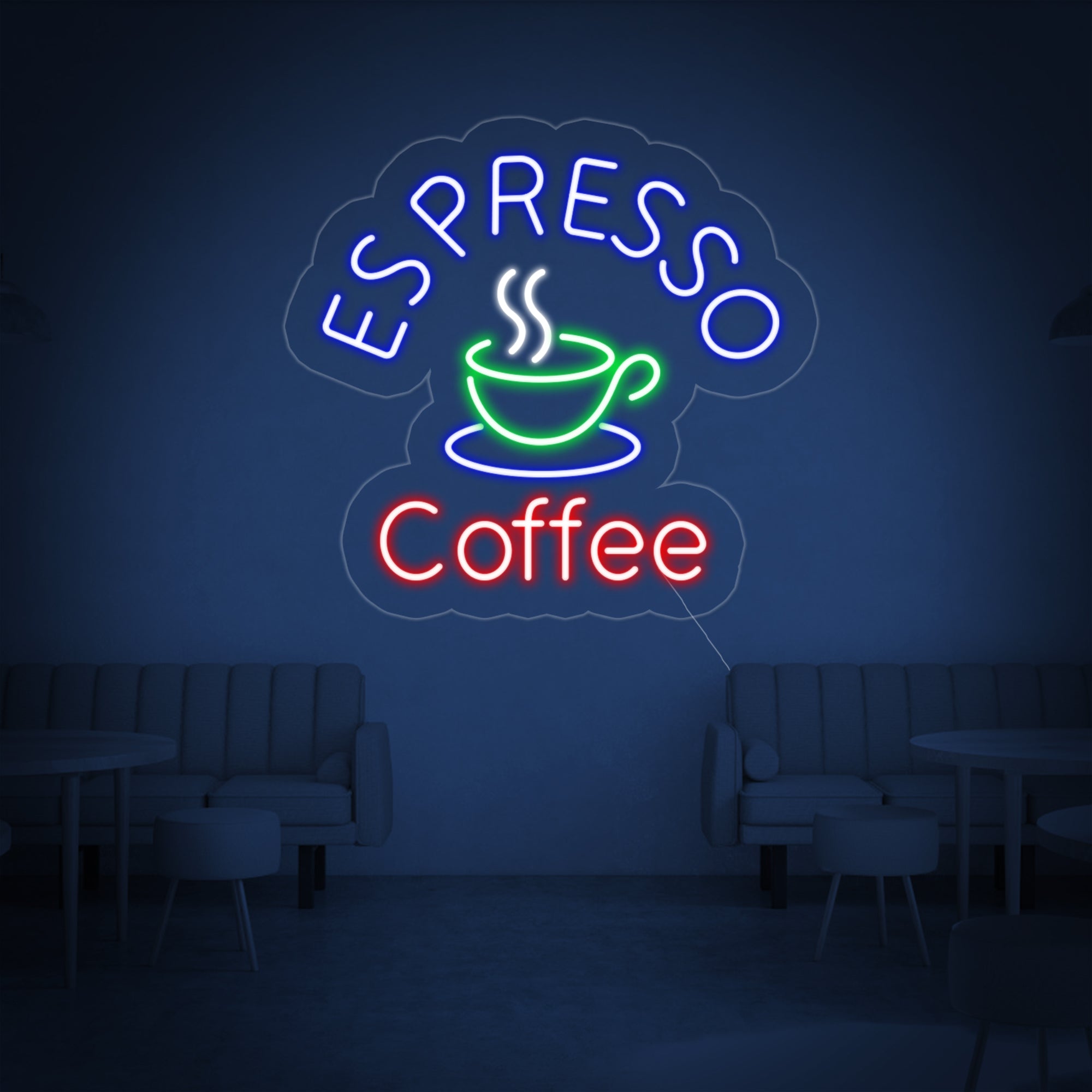 "Espresso Coffee" Neonschrift