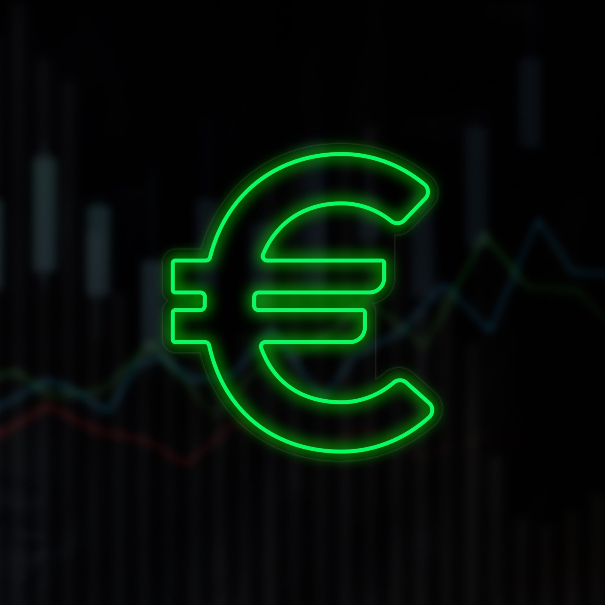 "Euro-Symbol" Neonschrift