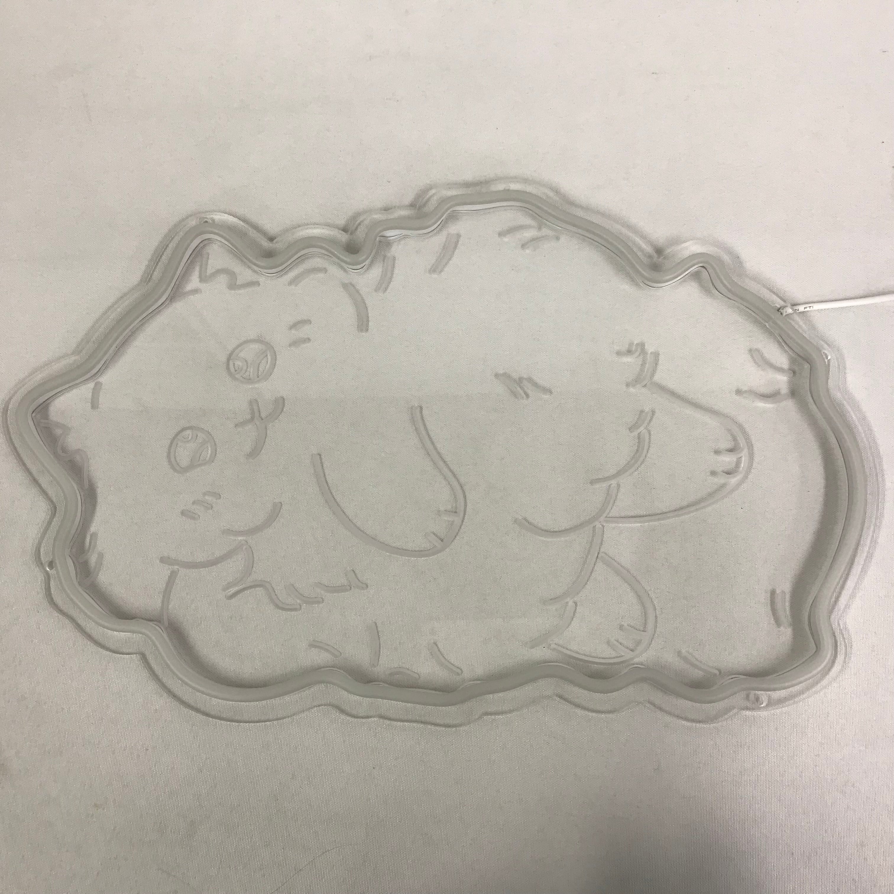 "Dicker Kater, Cartoon" Mini Neonschrift