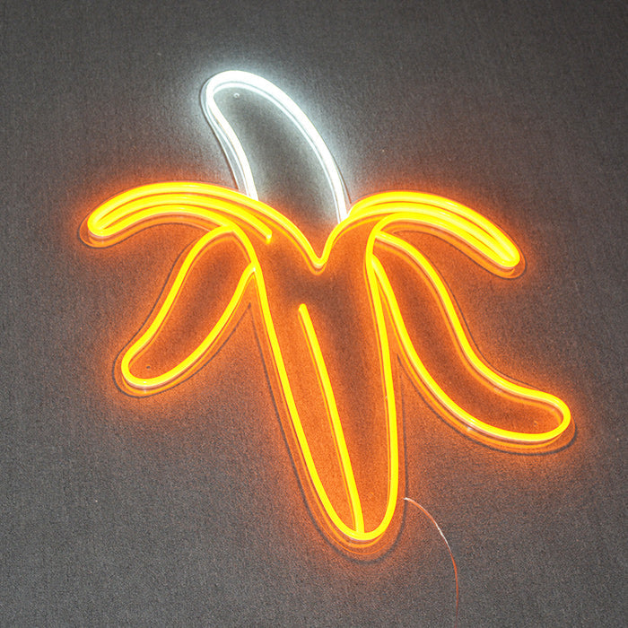"Frucht Banane" Neonschrift