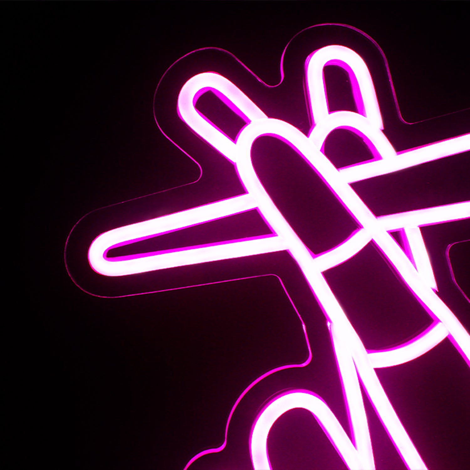 Geste Neonschild - Rosa