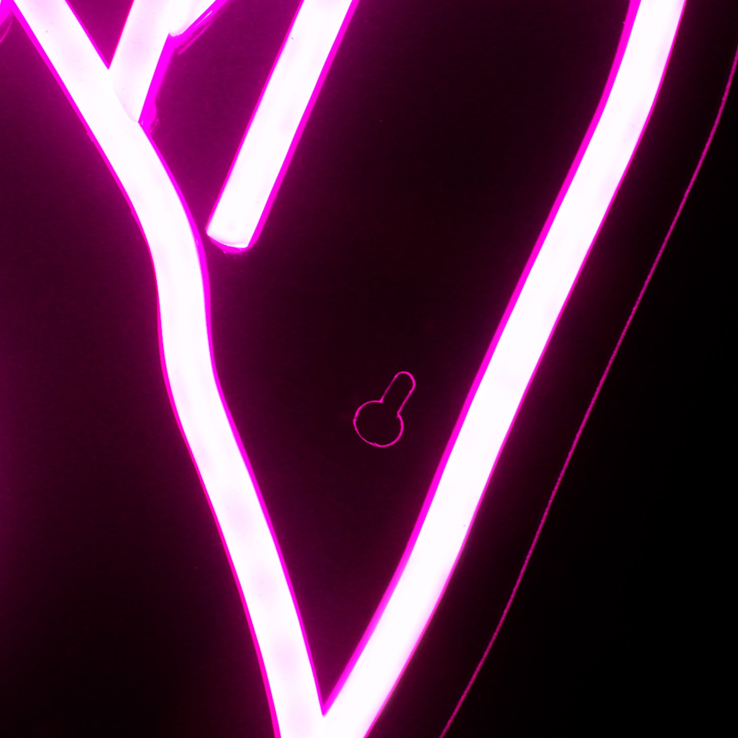 Geste Neonschild - Rosa
