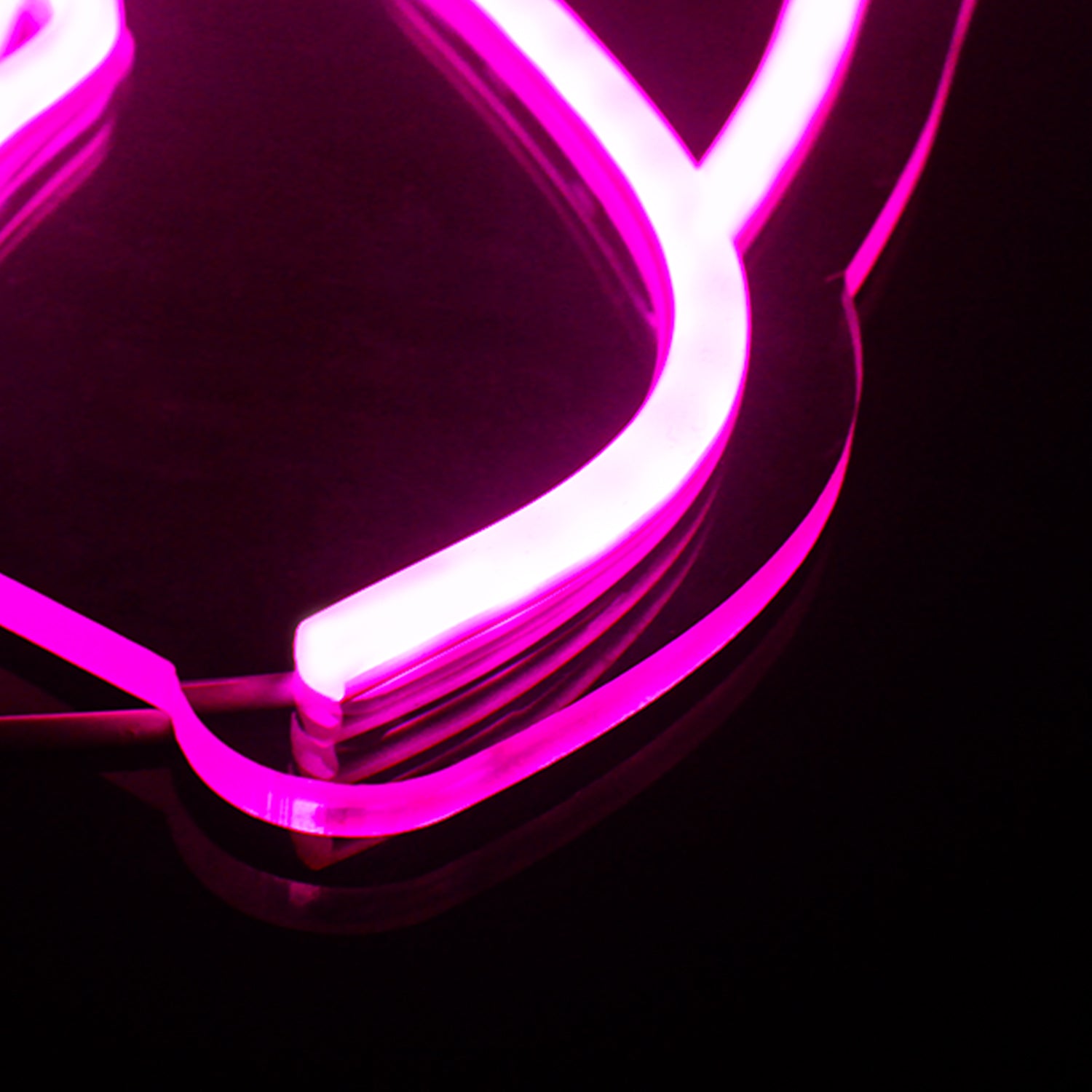 Geste Neonschild - Rosa