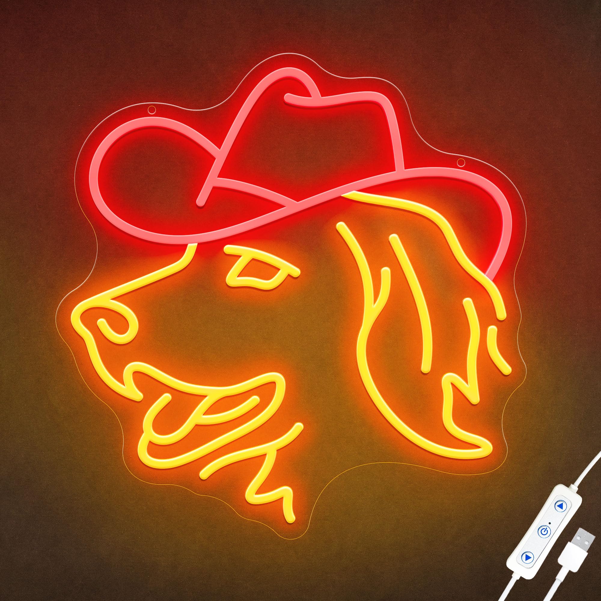 Golden Retriever Neonlampe – Lustige LED-Deko für Zuhause & Geschenkideen