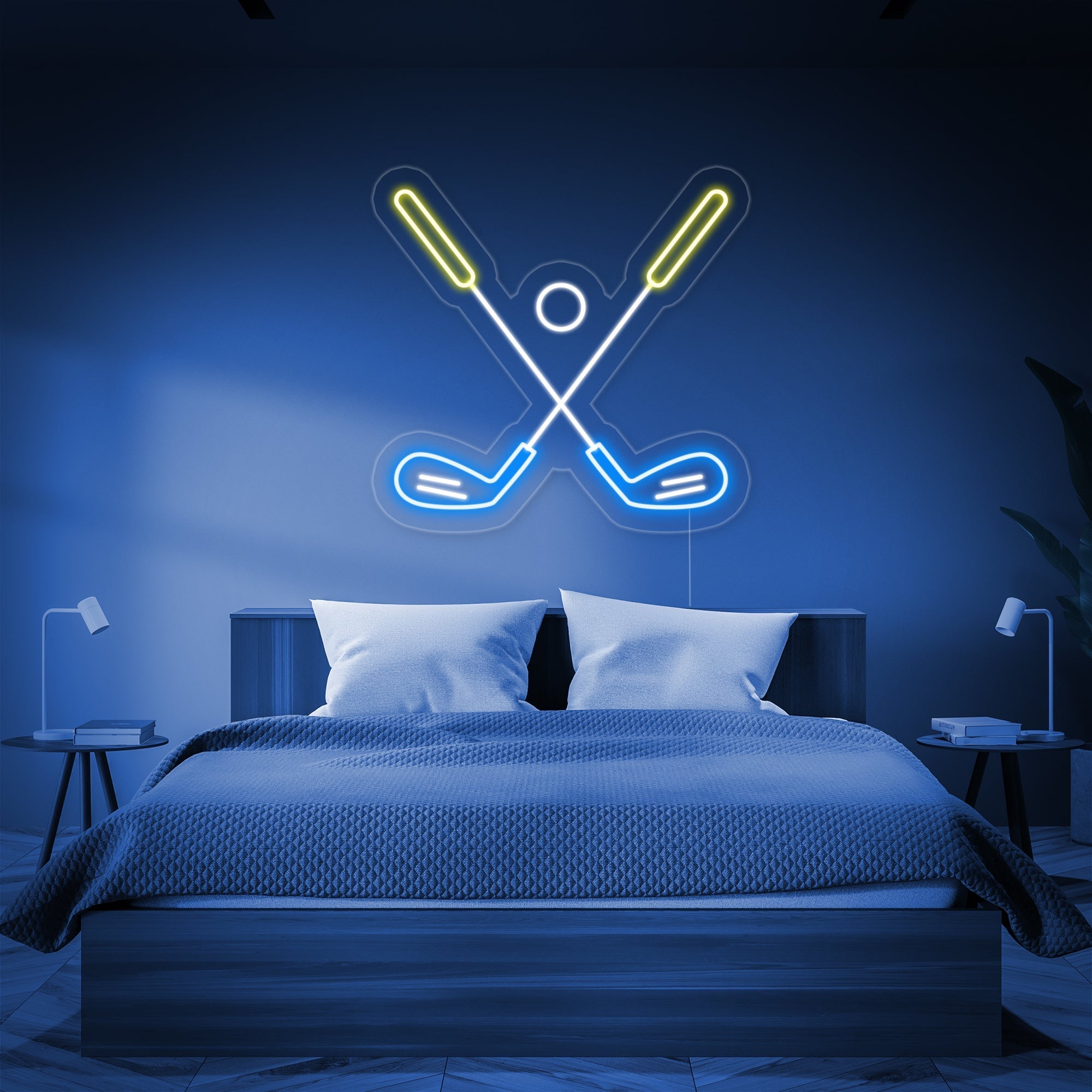 "Golfball" Neonschrift
