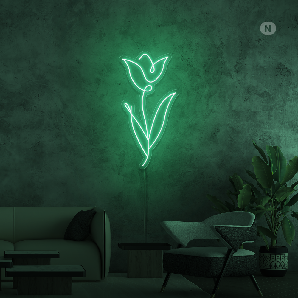 Neon Schild Rose