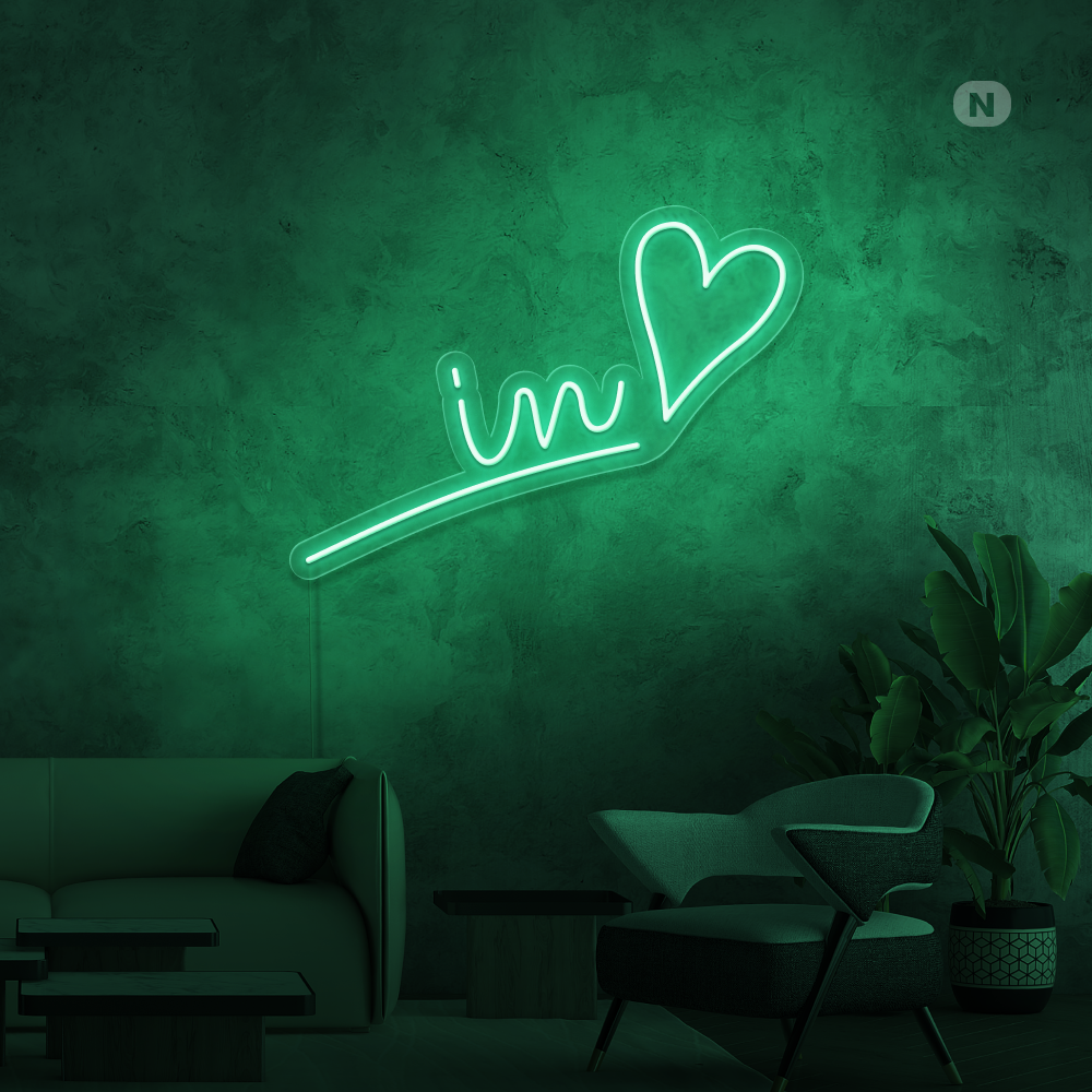 Neon Schild Verliebt
