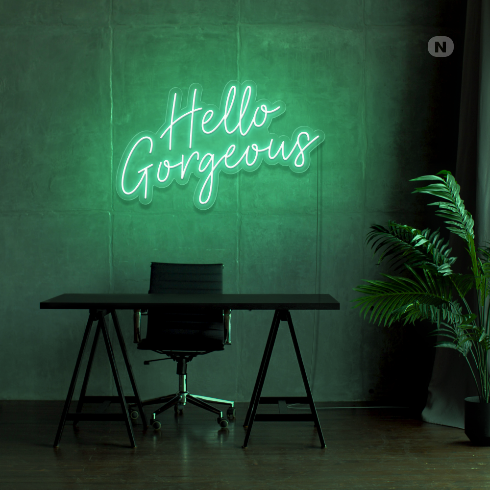 Neon Schild Hello Gorgeous