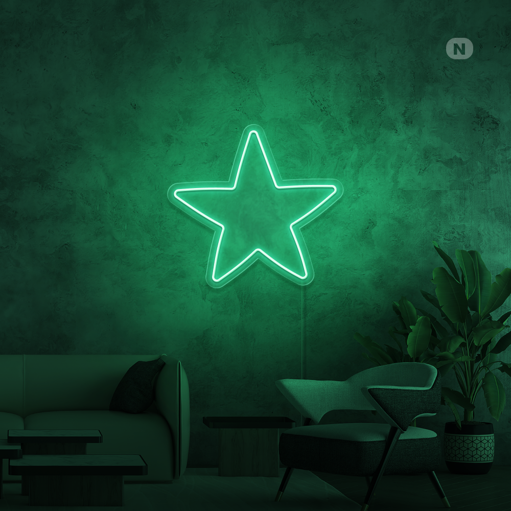 Neon Schild Stern