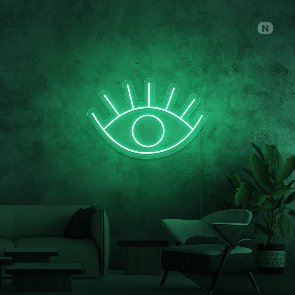 Neon Schild Auge
