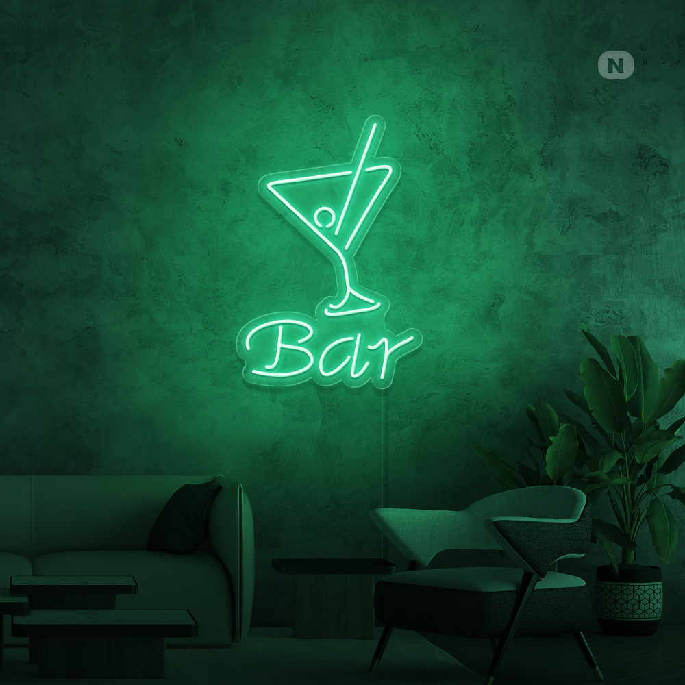 Neon Schild Cocktail Bar