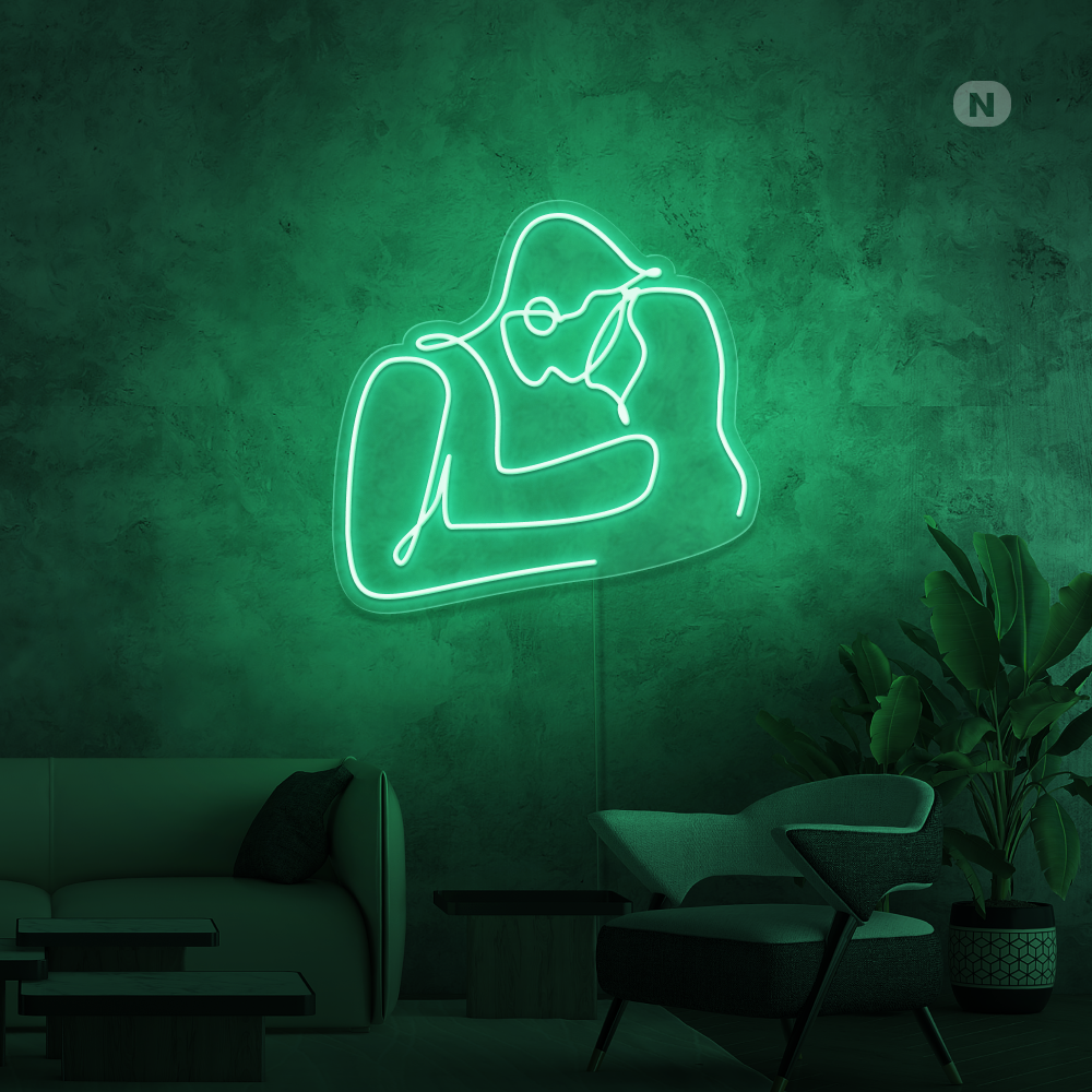 Neon Schild Liebespaar