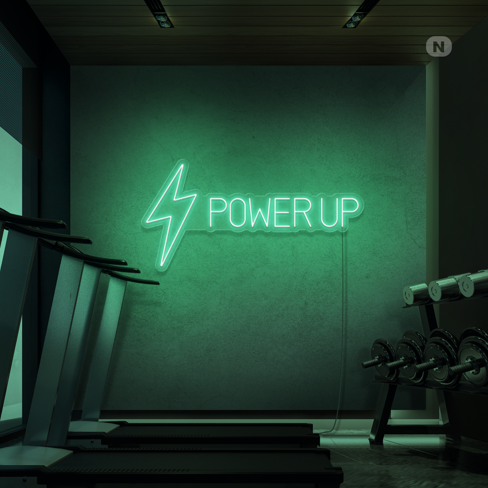 Neon Schild Power Up