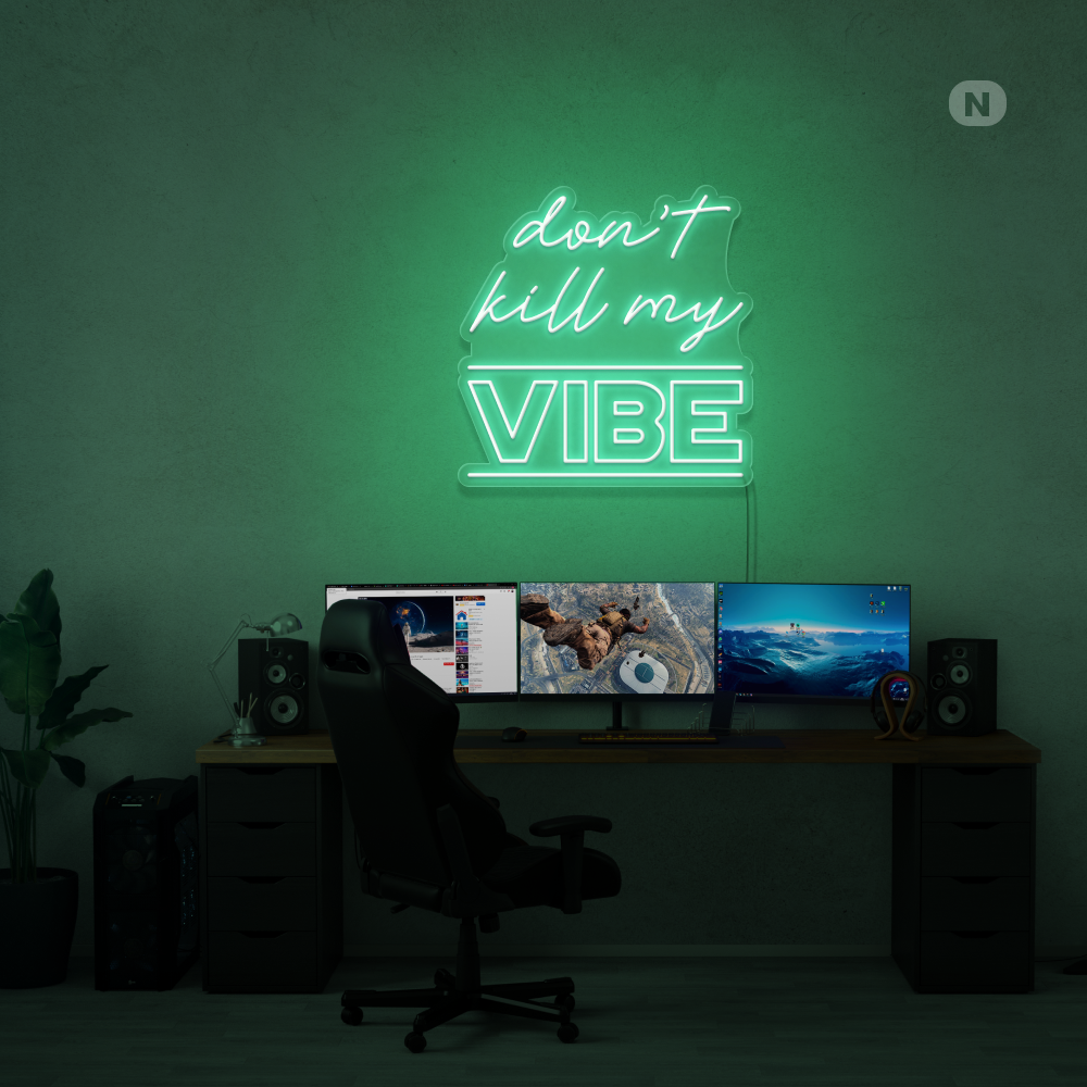 Neon Schild Vibe