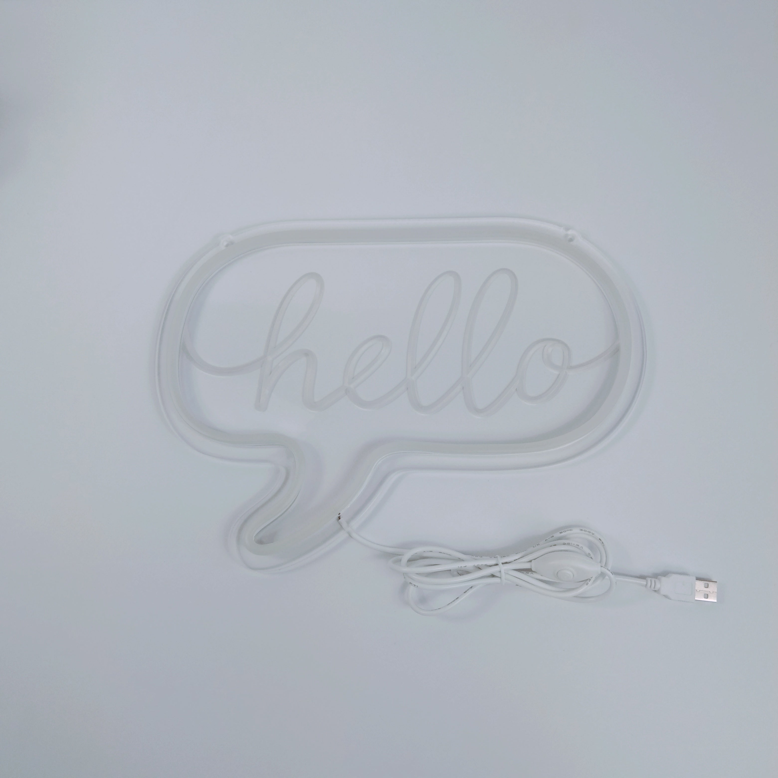 "Hello" USB Mini LED Neonschrift
