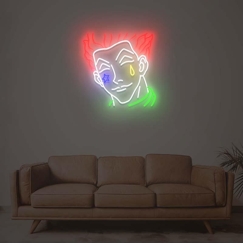 "Hisoka" Neonschrift