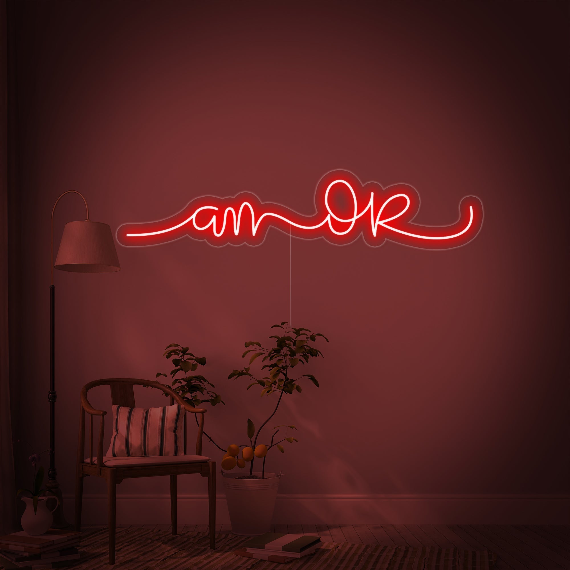 "I am OK" Neonschrift