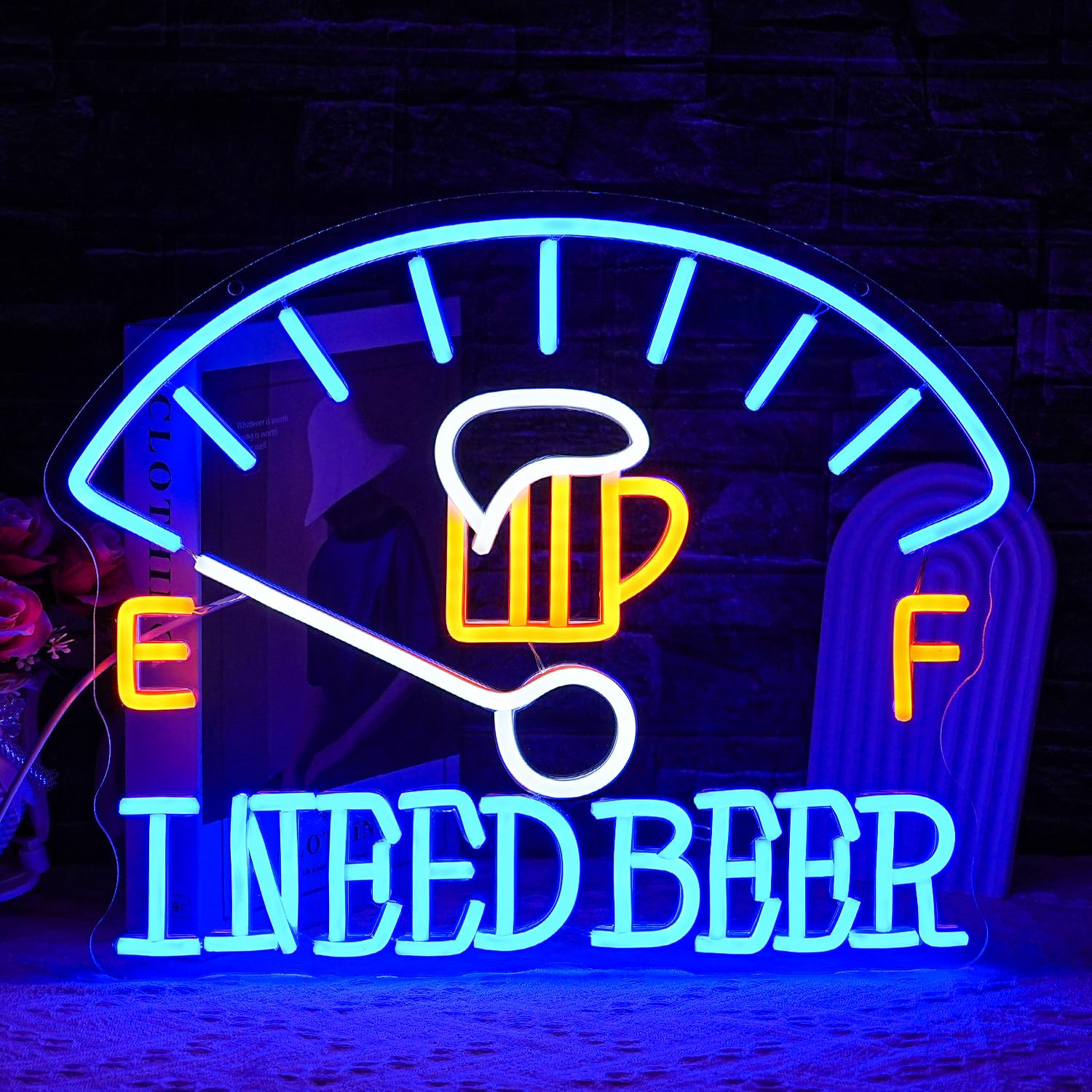 Ich Brauche Bier-Neonschild