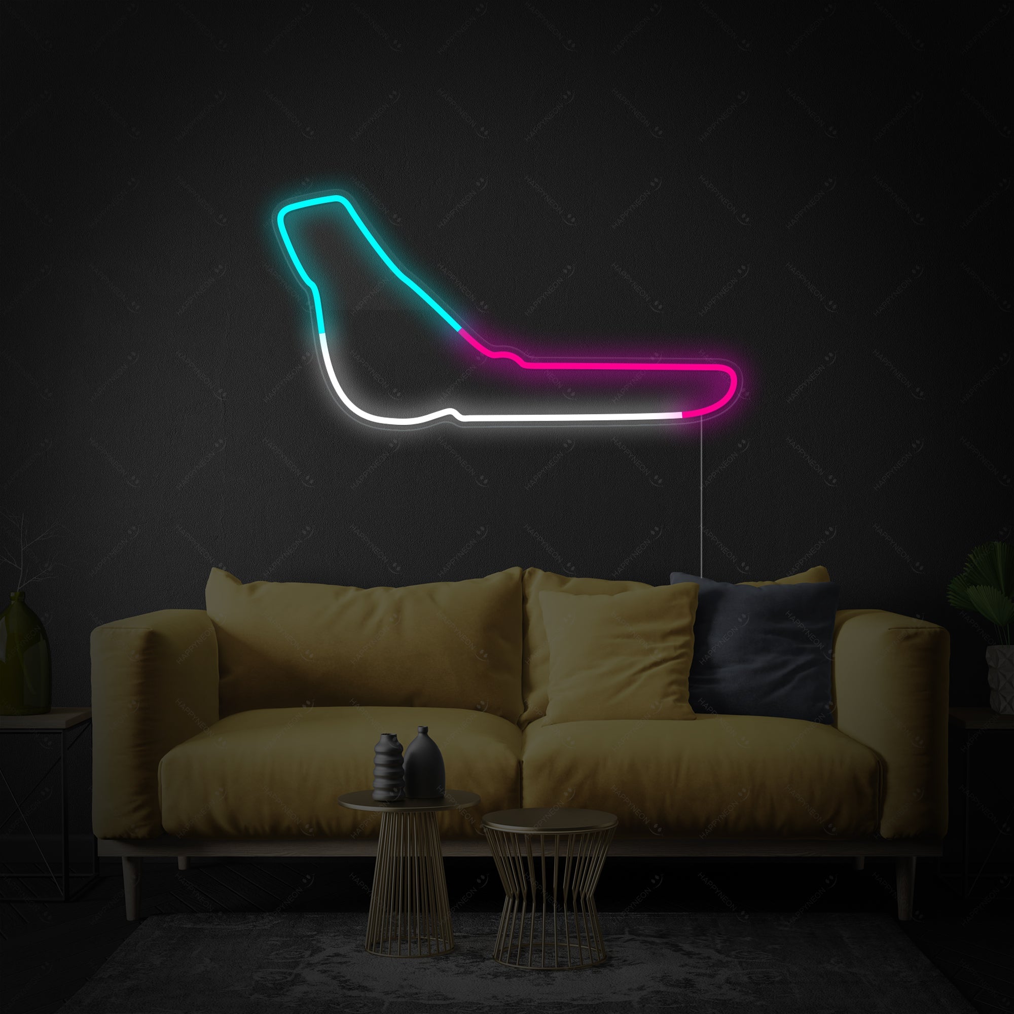 "Italien Monza F1 Strecke" Neonschrift