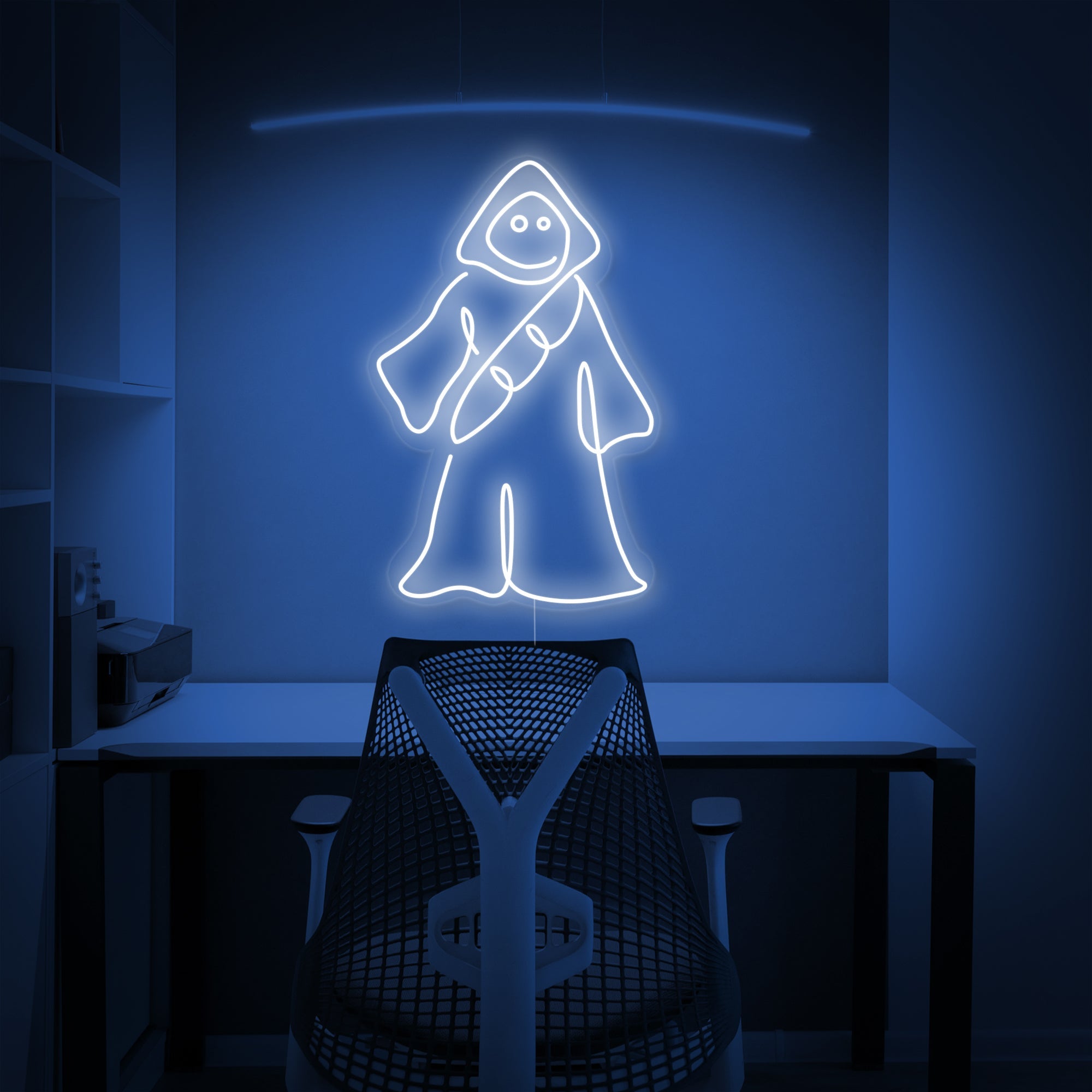 "Jawa Sandmenschen" Neonschrift
