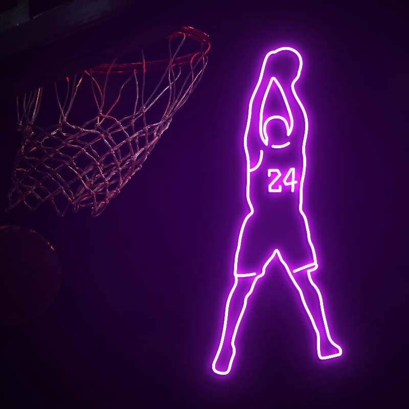 "Kobe24" Neonschrift