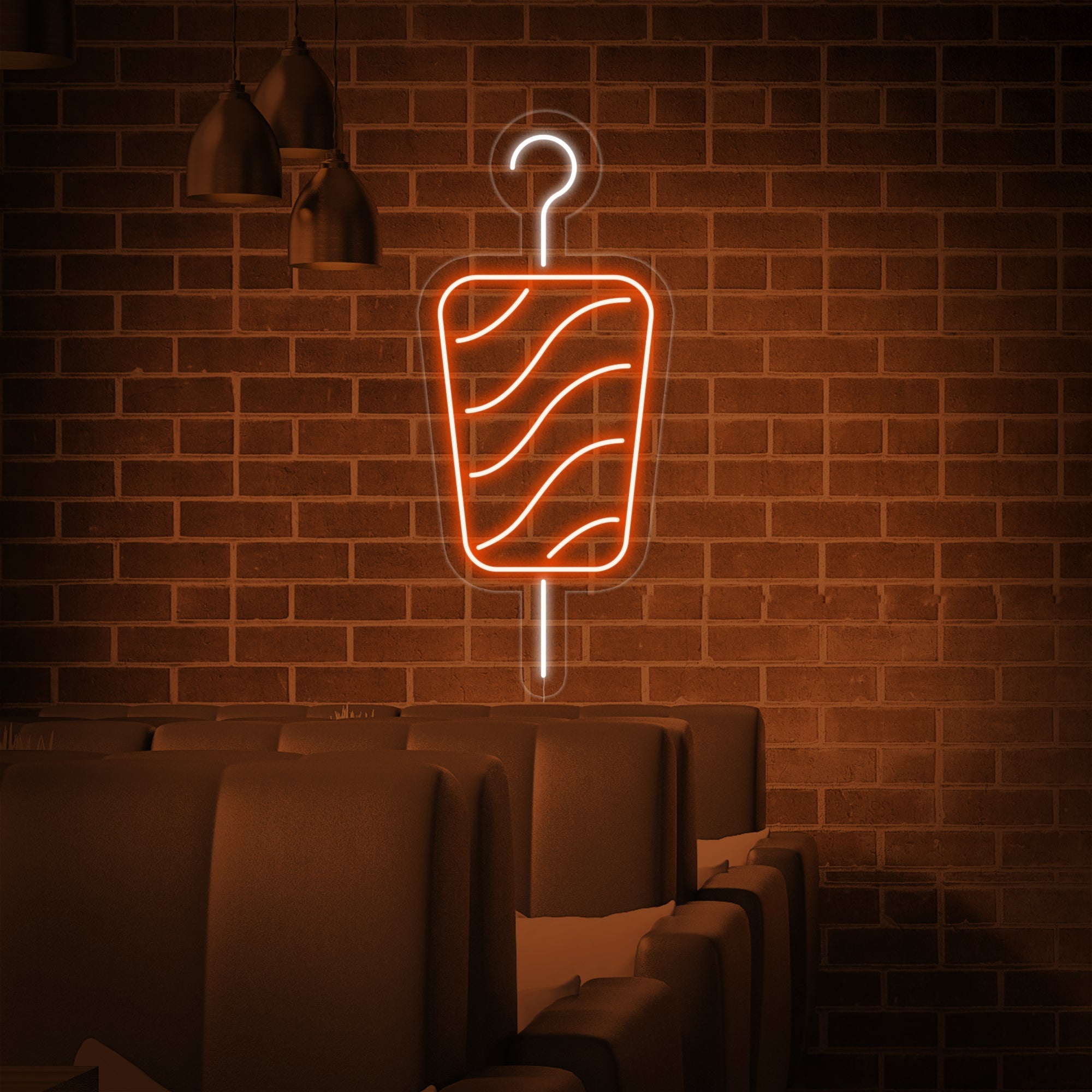 "Kebab" Neonschrift