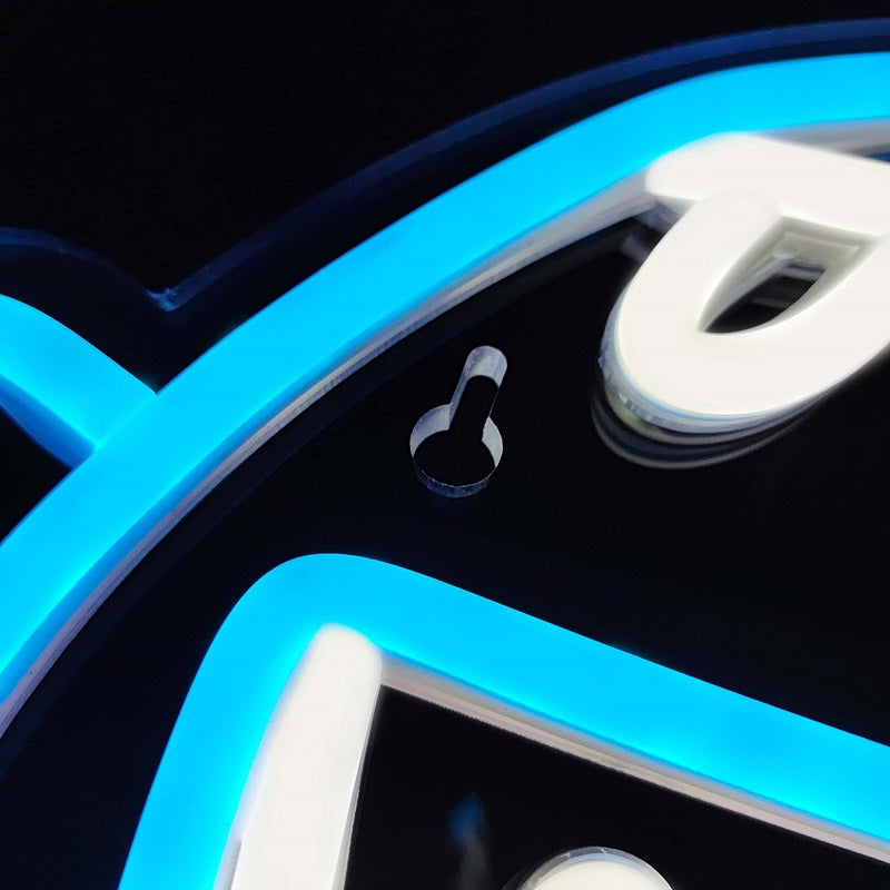 King Boo The Ghost Face LED Neonlicht