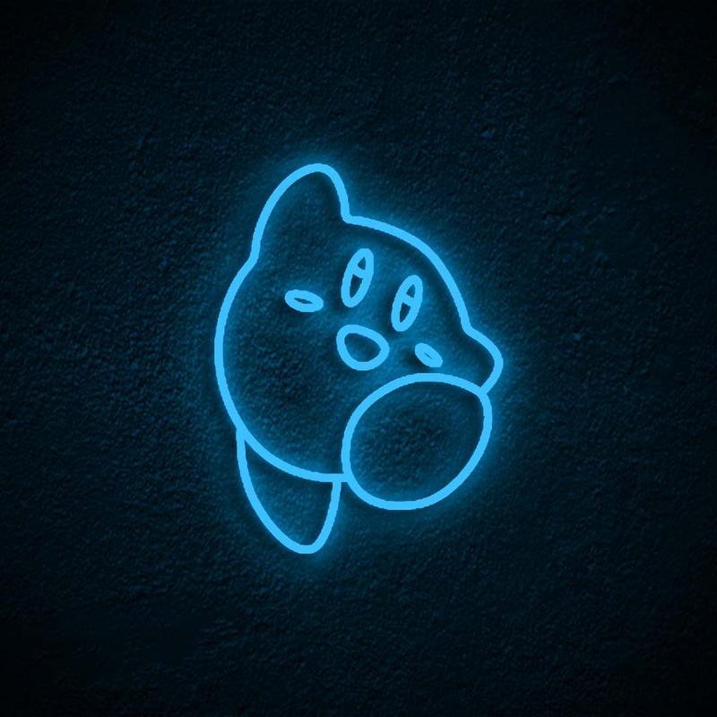 "Kirby" Neonschrift
