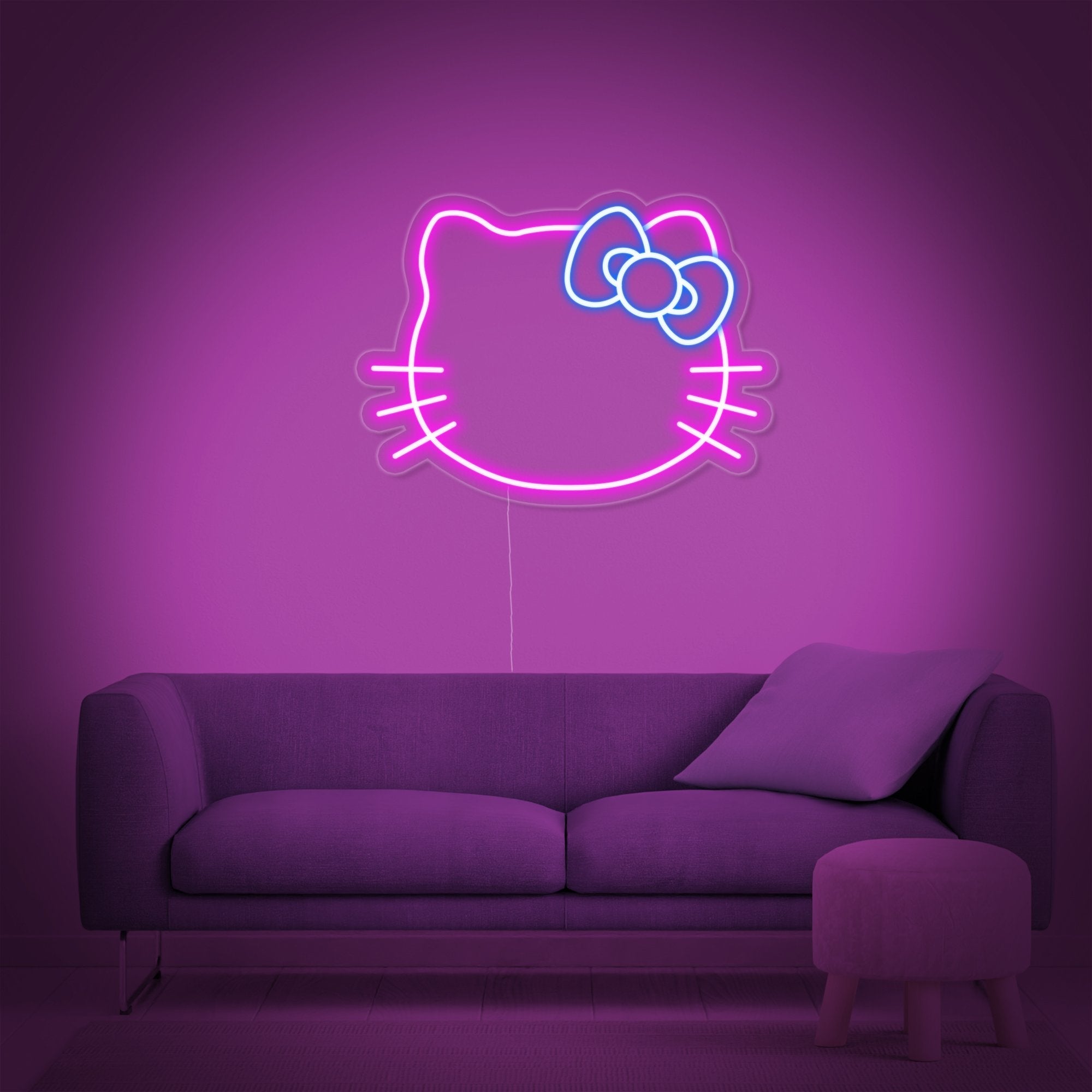"Kitty Cat" Neonschrift