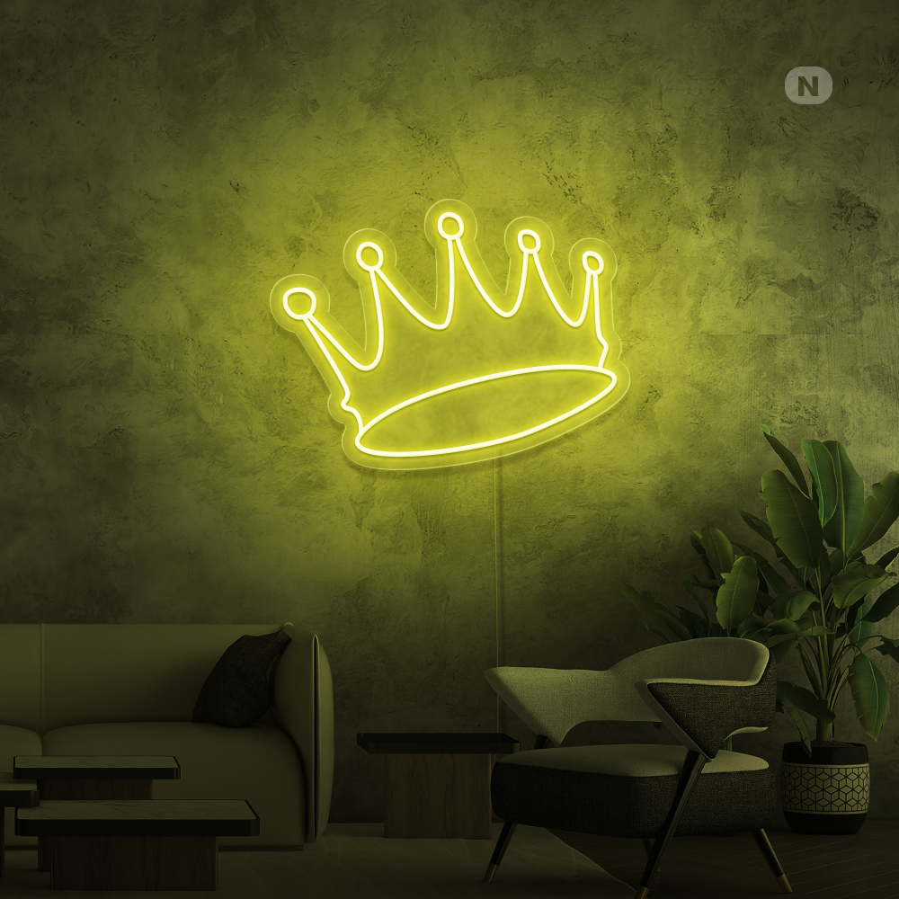Neon Schild Krone