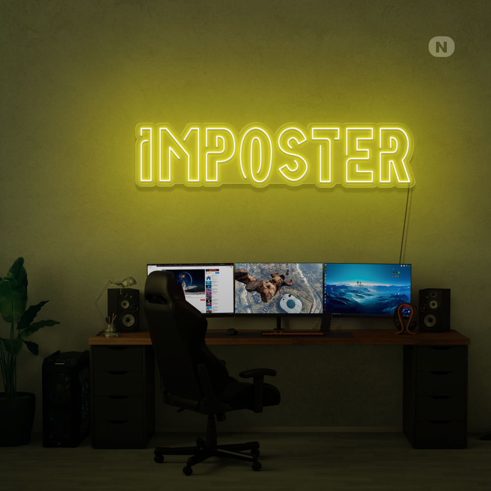 Neon Schild Imposter