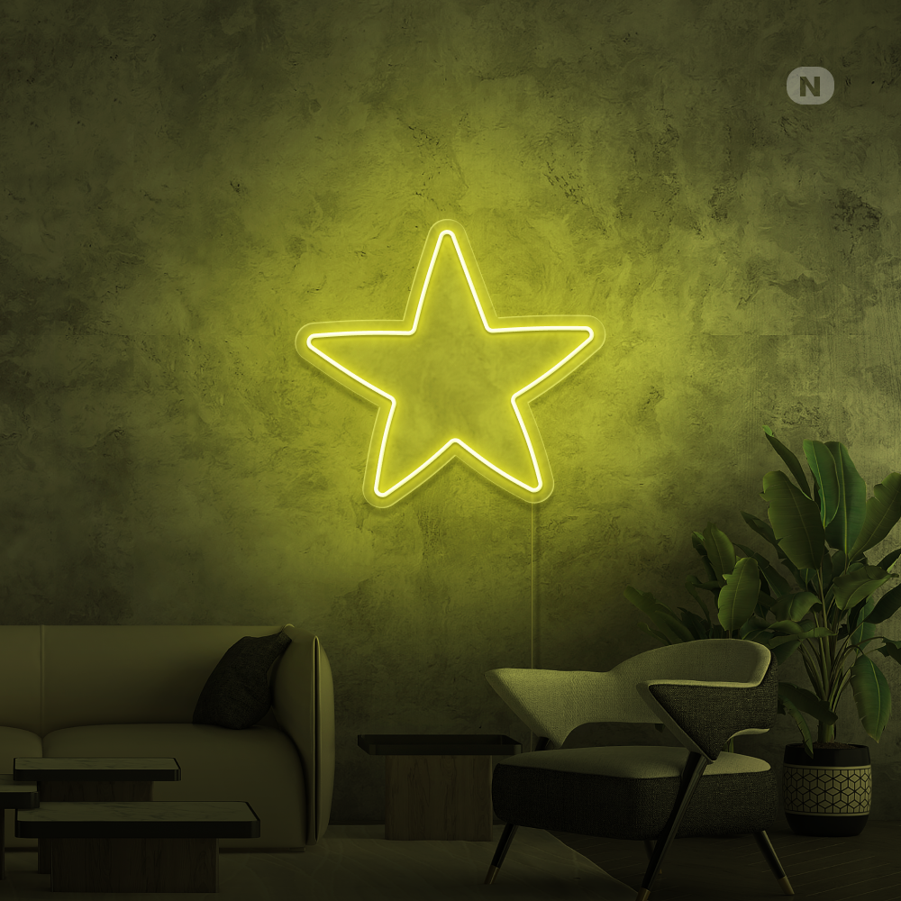 Neon Schild Stern