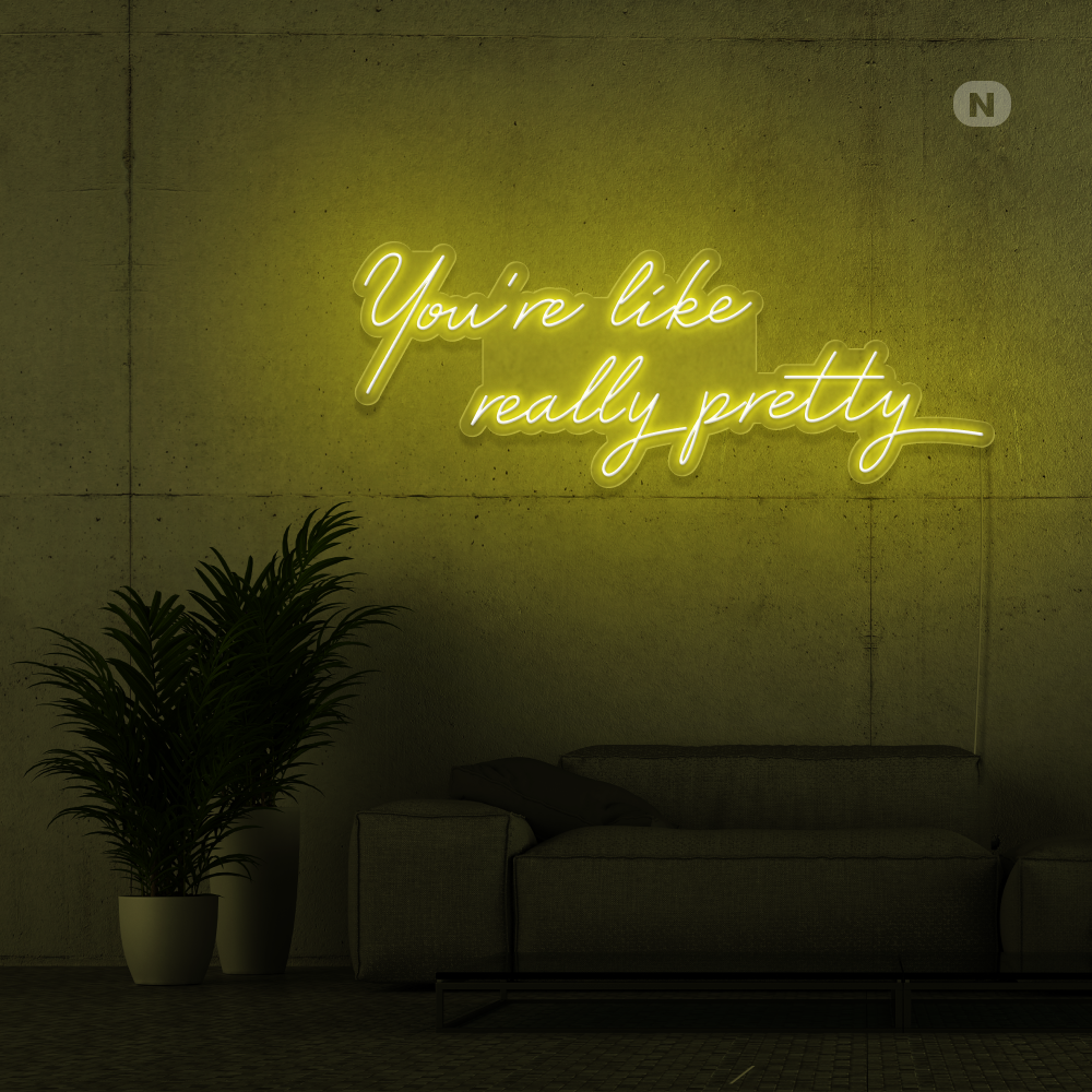 Neon Schild Life Quote