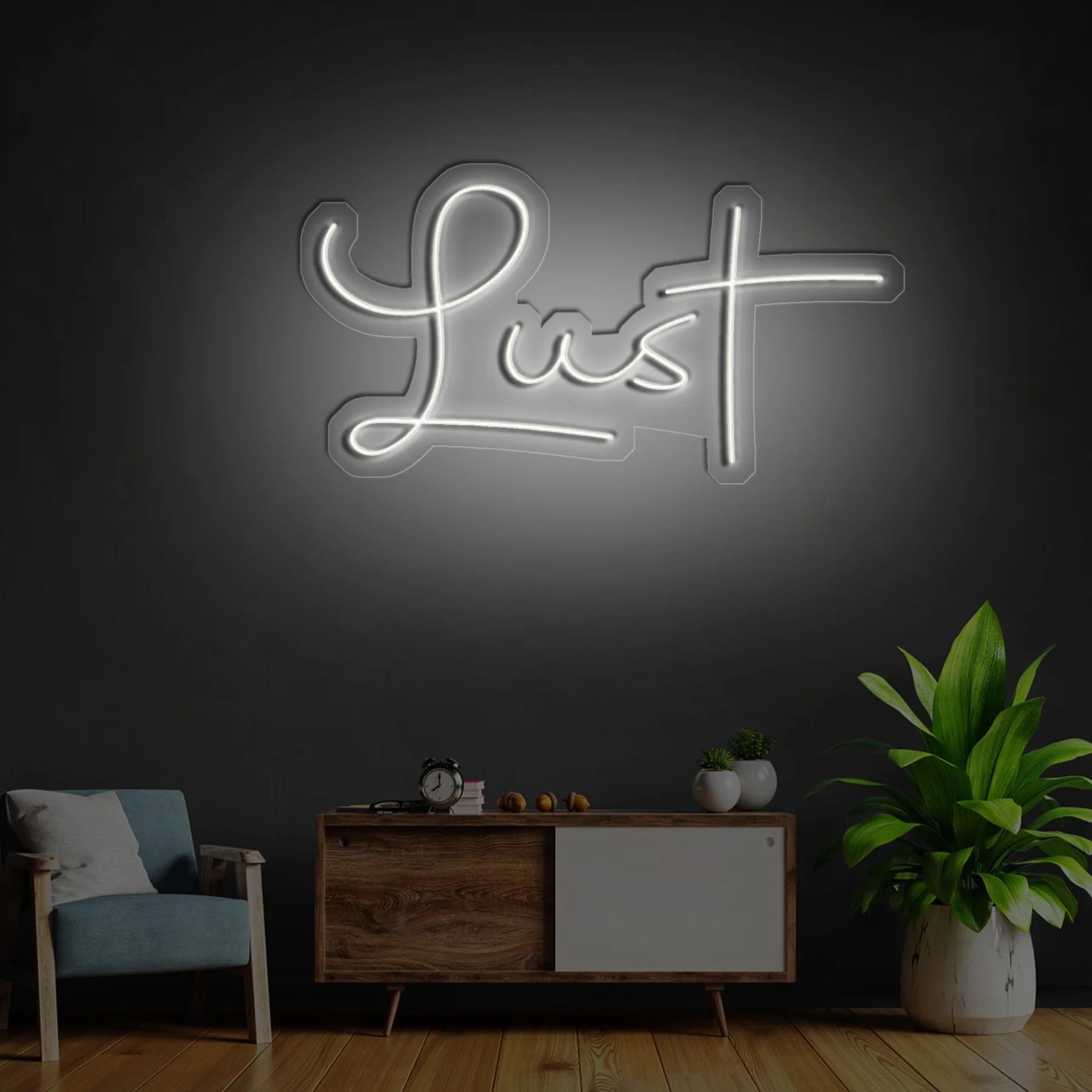 Leuchtreklame „Lust“ – Ihr verführerisches Statement in Neon