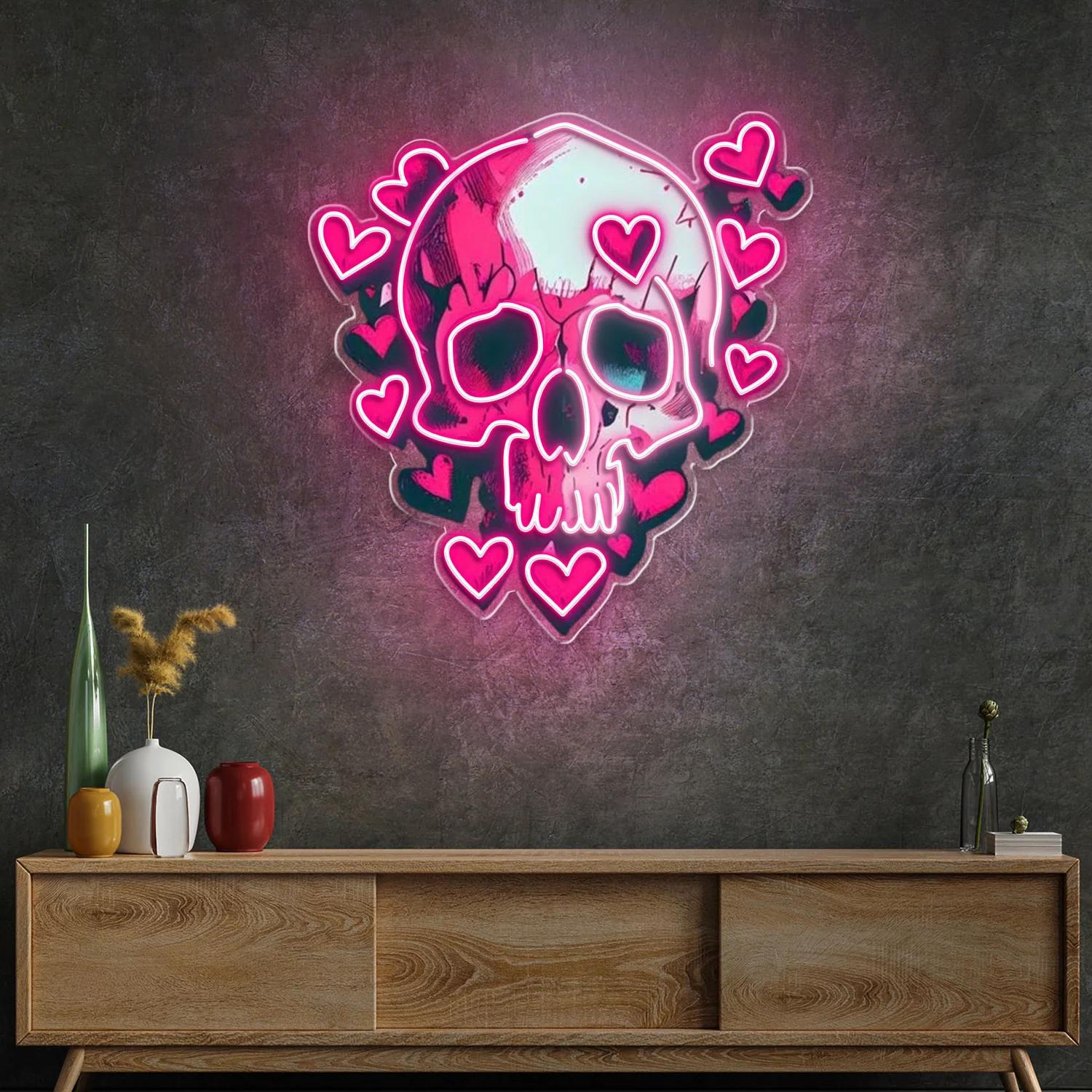 Liebe, die niemals stirbt – Das perfekte Neonlicht-Kunstwerk für den Valentinstag