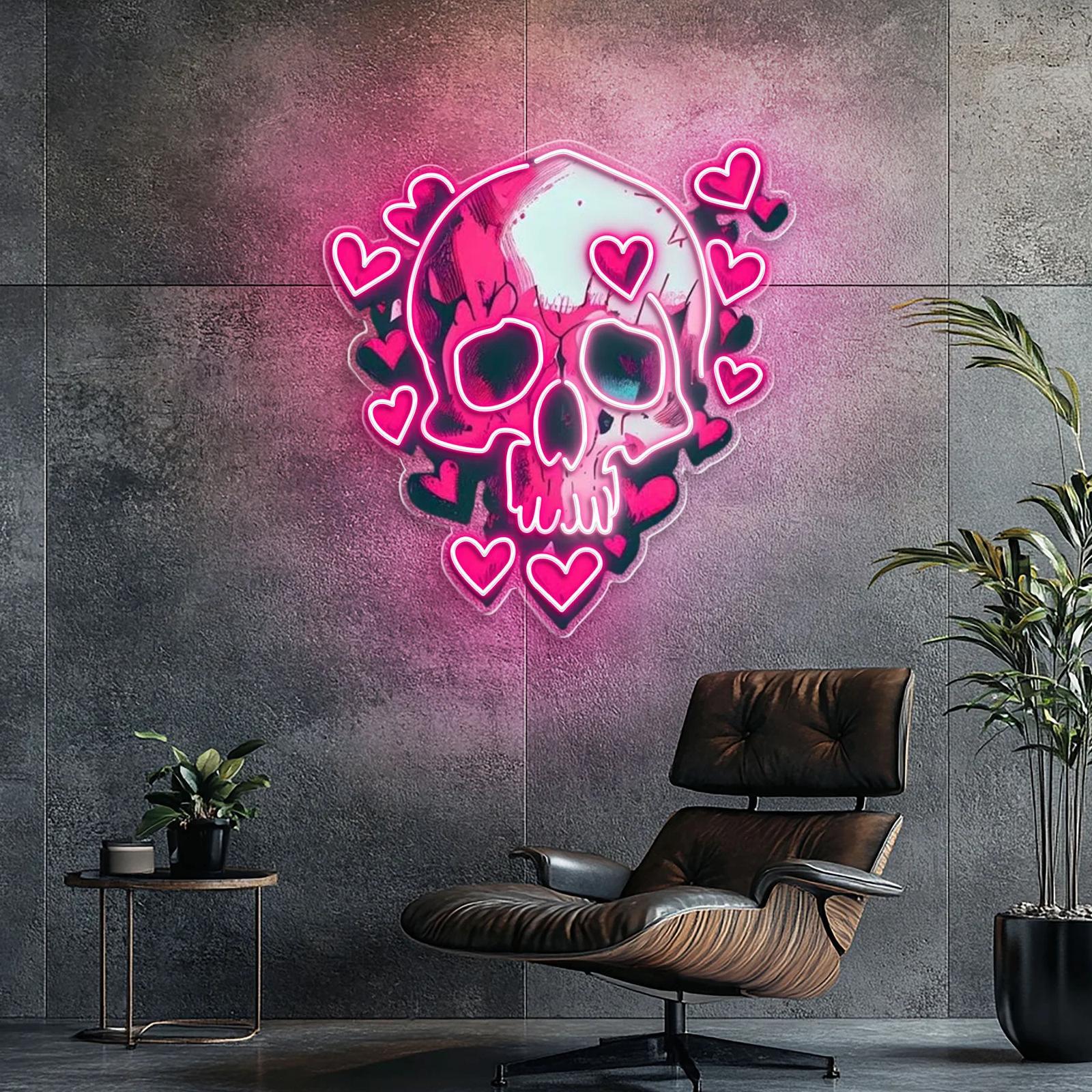 Liebe, die niemals stirbt – Das perfekte Neonlicht-Kunstwerk für den Valentinstag