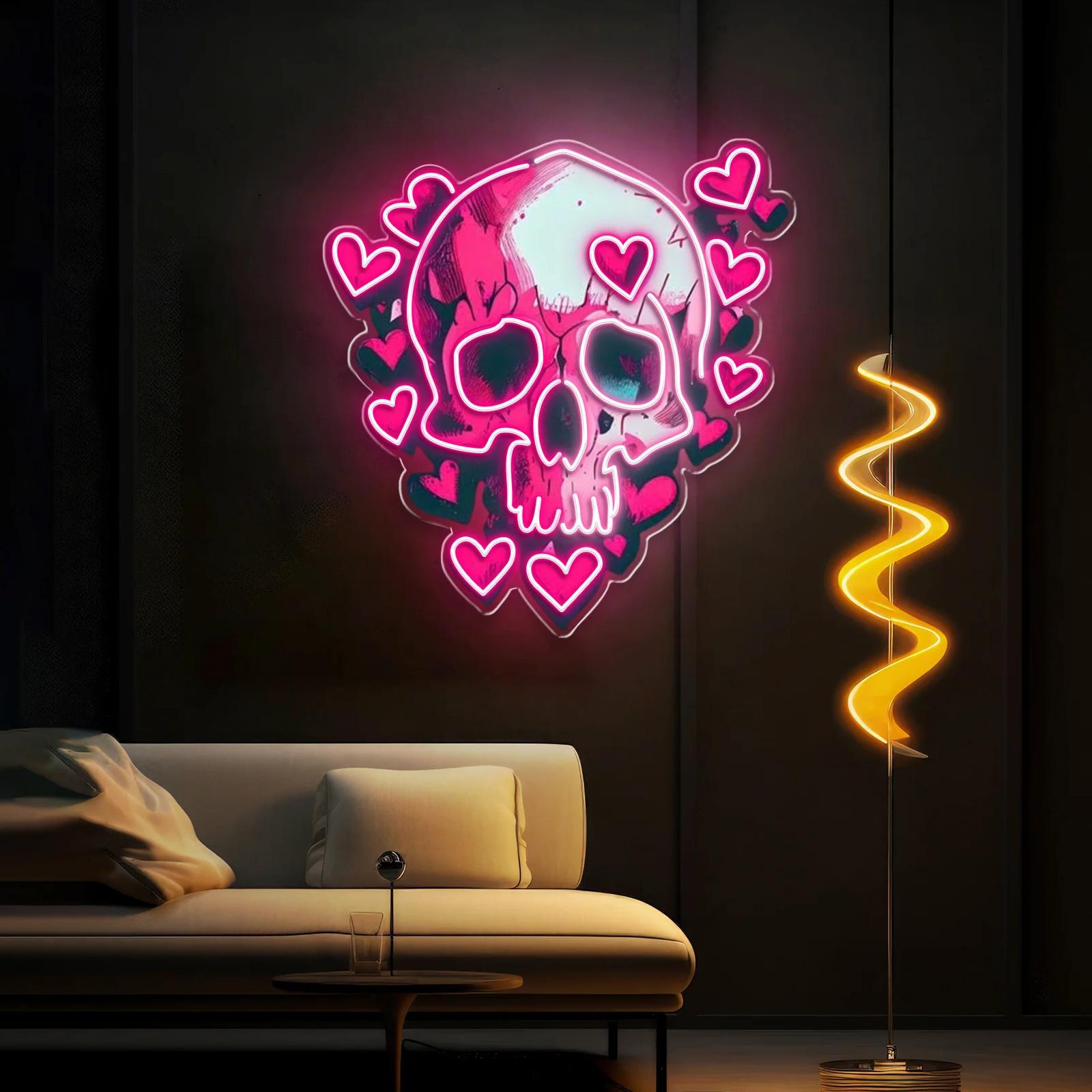 Liebe, die niemals stirbt – Das perfekte Neonlicht-Kunstwerk für den Valentinstag