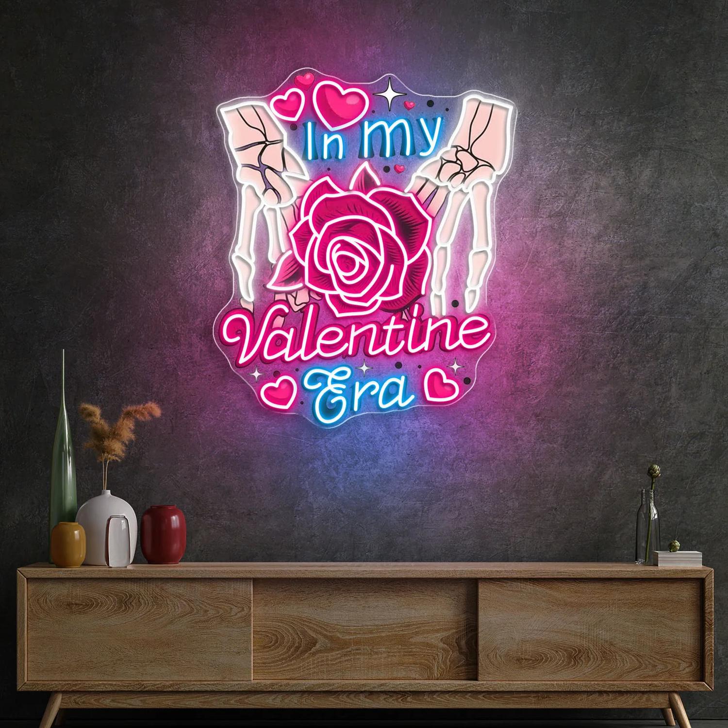 Liebe, tödliche und untote, bestes Geschenk zum Valentinstag, Neonlicht-Kunstwerk