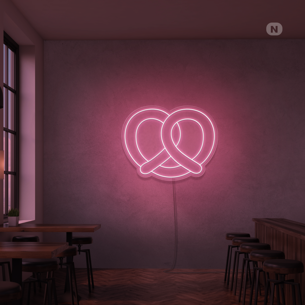 Neon Schild Bäcker
