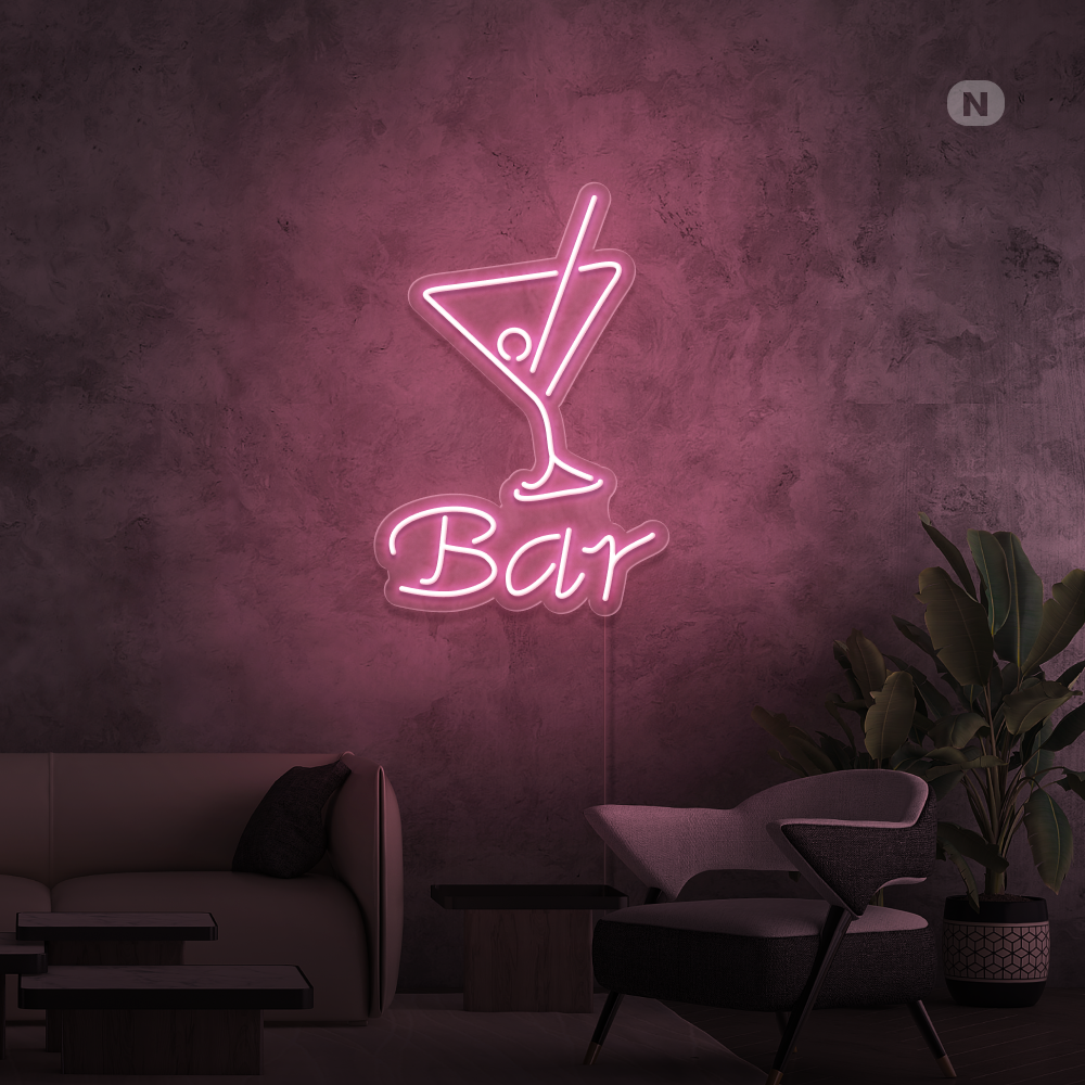 Neon Schild Cocktail Bar