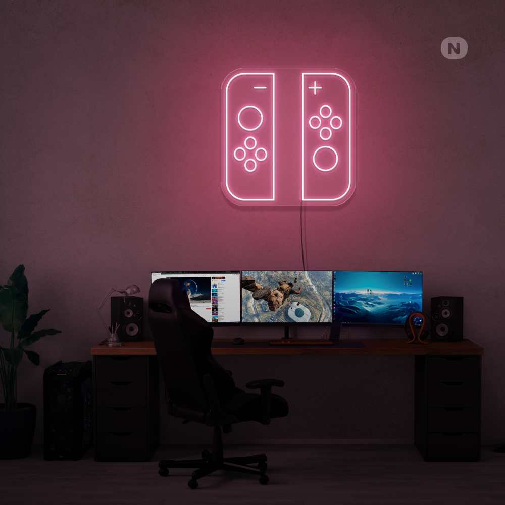 Neon Schild Spielen
