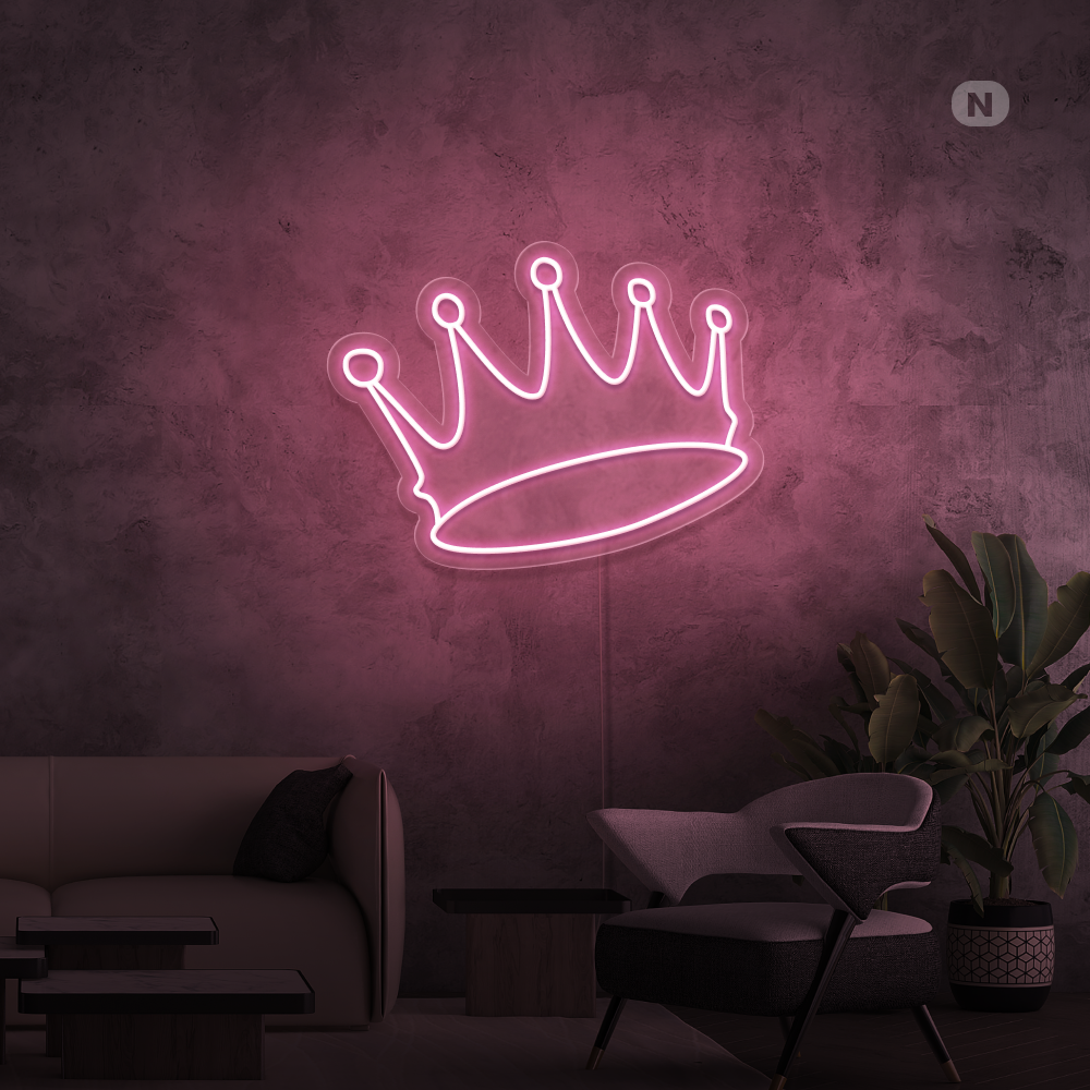 Neon Schild Krone