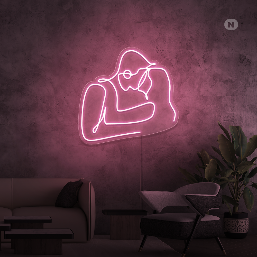 Neon Schild Liebespaar