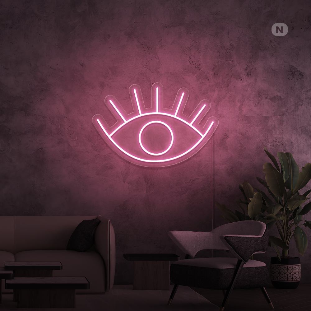 Neon Schild Auge