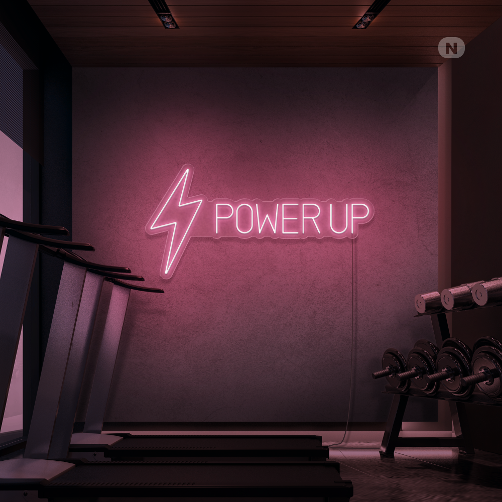 Neon Schild Power Up