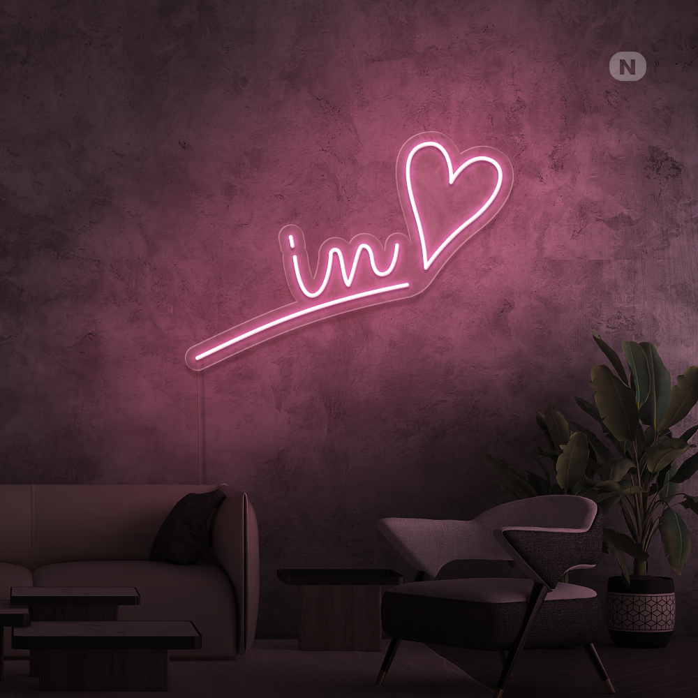 Neon Schild Verliebt
