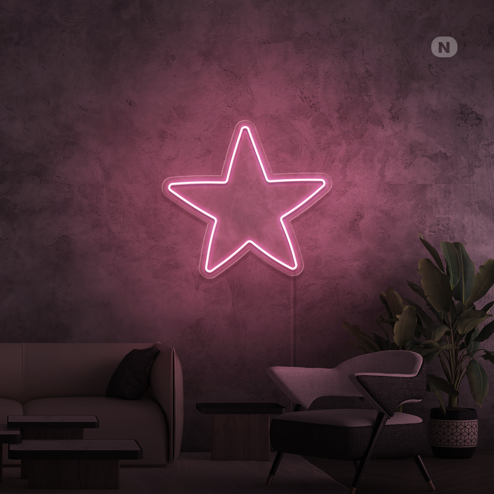 Neon Schild Stern