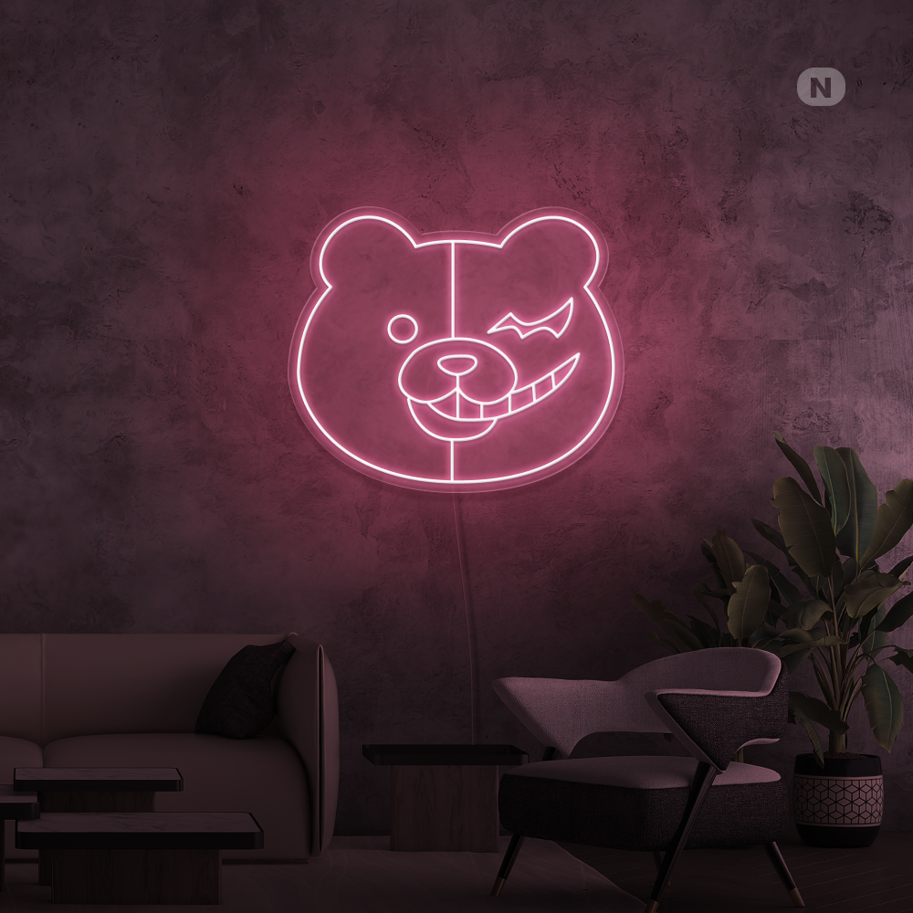 Neon Schild Bär